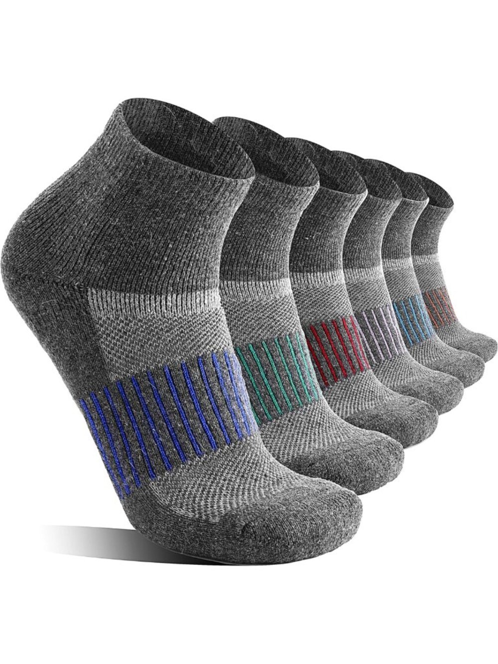 Cozy Merino Wool Ankle Socks for Running & Hiking - Unisex, Breathable, Durable